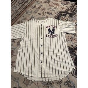 New York Yankees MLB Vintage 90s Majestic Jersey Men's Size L